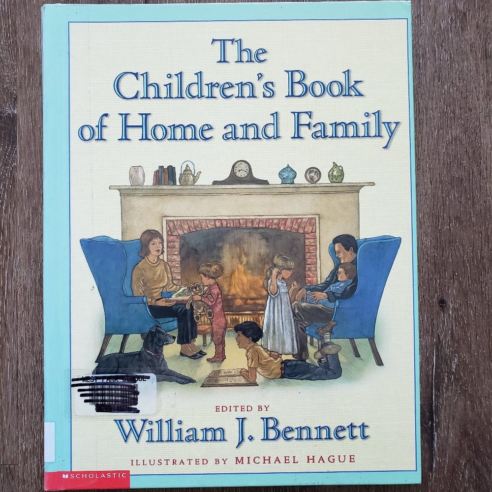 3/$20 The Children's Book of Home and Family hardcover, classic stories